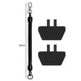 thumbnail image 5 of Xinyolin Mobile Phone Lanyard Tether with 2 Patches Anti-lost Rope Lightweight PVC Spring Cord Anti-theft Phone Wrist Strap for Hiking Climbing, 5 of 7