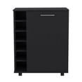 thumbnail image 2 of Bar Cart with Integrated Wine Slots | Useful for Dining Room Drink Preparation, 2 of 3