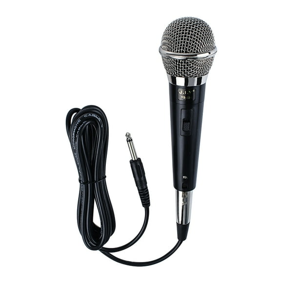 Mistaha Wired Dynamic High Fidelity Microphone Metal Handheld Mic Compatible with Karaoke System Speaker Computer