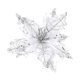 thumbnail image 2 of Festive Glittered Poinsettia Ornament Set, Christmas Tree Decorations, Holiday Floral Arrangements, Party & Home Decor Accessories for Seasonal Celebrations and Festive Events, 2 of 6