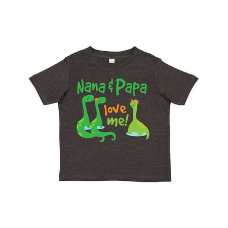 

Inktastic Nana Papa Love Me Grandchild Dinosaur Gift Toddler Boy Girl T-Shirt