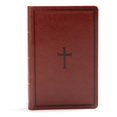 thumbnail image 1 of KJV Large Print Personal Size Reference Bible, Brown Leather Touch, 1 of 1