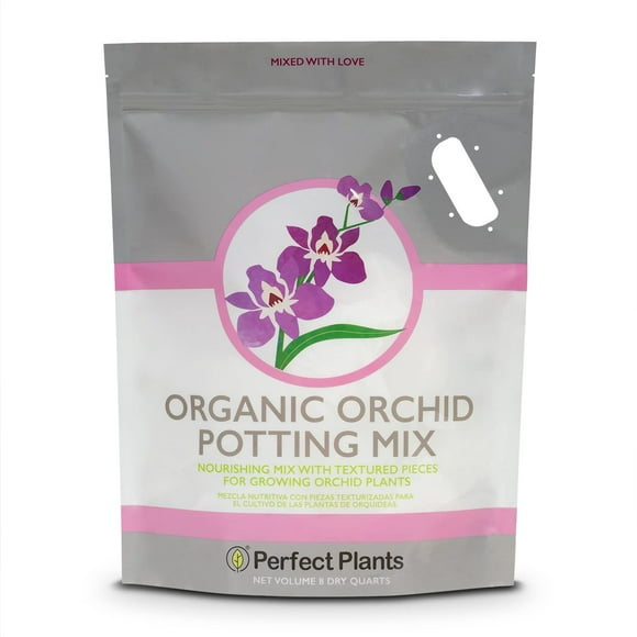 All Natural Orchid Potting Mix by Perfect Plants - 8 Quarts Special Blend for Proper Root Development on All Orchid Plant Types