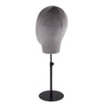 thumbnail image 3 of Cabeza de maniquí pelucas tren peluca soporte sombrero organizador estante de exhibición percha gris Colcomx soporte de exhibición del estante del sombrero, 3 of 6