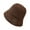 Brown, variant on Hats Women'S Woven Small Fresh Beach Sunshade Women'S Small Brimmed Fisherman Hat