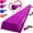Purple, variant on PreGymnastic 6FT/8FT/9.5FT Folding Balance Beam for Kids 3-12,Foldable Gymnastics Floor Beam-Extra Firm Suede Cover with Sticker and Carry Bag for Home-Gym Equipment for Toddler Teenager