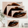 thumbnail image 3 of Close-Up Of Gorgeous Female Lips II 8 in x 12 in Photography Canvas Art Print, by Designart, 3 of 4