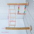 thumbnail image 2 of Bird Perch Stand Toy Parrot Swing Climbing Ladder Birdcage Play Gyms Playground|Bird Toys, 2 of 3