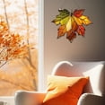 thumbnail image 4 of Exquisite Maple Leaf Ornament For Home Wall Window Hanging Natural Piece For Year Round Seasonal Display And Festive Holiday Embellishment Stained Glass Artwork Ornament Chandelier Replacement Heart, 4 of 6