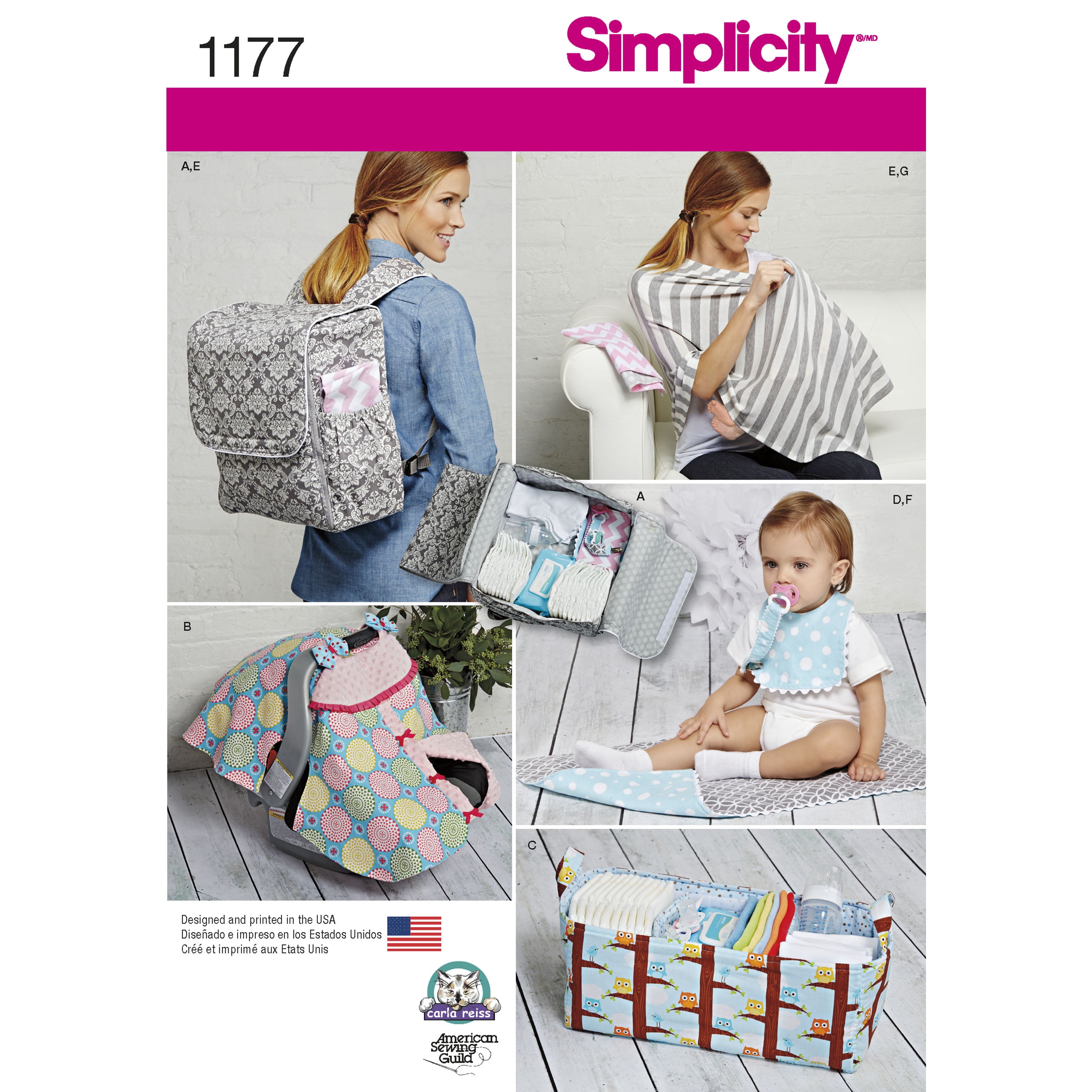  Simplicity Stuffed Kitten Sewing Patterns for Kids by Carla  Reiss, One Size Only : Arts, Crafts & Sewing