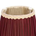 thumbnail image 4 of 3pcs E14 Fabric Lamp Shade Wine Red Modern Clip On Lampshade for Home Wall Candle Table Lamps, 4 of 8