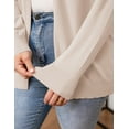 thumbnail image 4 of a.Jesdani Womens Plus Size Cardigans Casual Lightweight Ribbed Open Front Soft Knit Cardigans Sweater M-4XL, 4 of 12