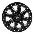 thumbnail image 4 of (4 Pack) 4/156 Tusk Uinta Beadlock Wheel 15X7 4.0 + 3.0 Milled/black For Tracker Xtr 1000 2020, 4 of 7