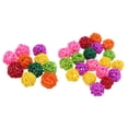 thumbnail image 4 of Suministros De Mascotas 10 Uds loro juguete colgante pájaro masticar bola de mimbre decoración de jaula de pájaros acceso para mascotas Tmvgtek Libre de BPA, 4 of 6
