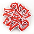 thumbnail image 4 of Alfabeto Mezcla de algodón Parches bordados Letra Vestido Ropa Insignias bordadas de bricolaje, Rojo seitruly HA7904-03B, 4 of 6