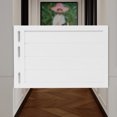thumbnail image 2 of Modern Partition Door, 35.4x23.6in White Finish, Auto-Close Adjustable Hinges, for Home Office, Cafe and Kitchen, 2 of 15