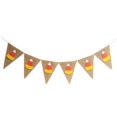thumbnail image 2 of Vintage Yute Lino Banner Garland Sign Halloween Caída Colgando Decoración Gloria Pancarta de empavesado de maíz dulce, 2 of 6