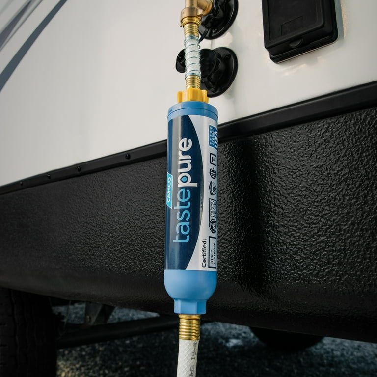 Camco TASTEPURE RV Water Filter - High Flow Drinking & Camping