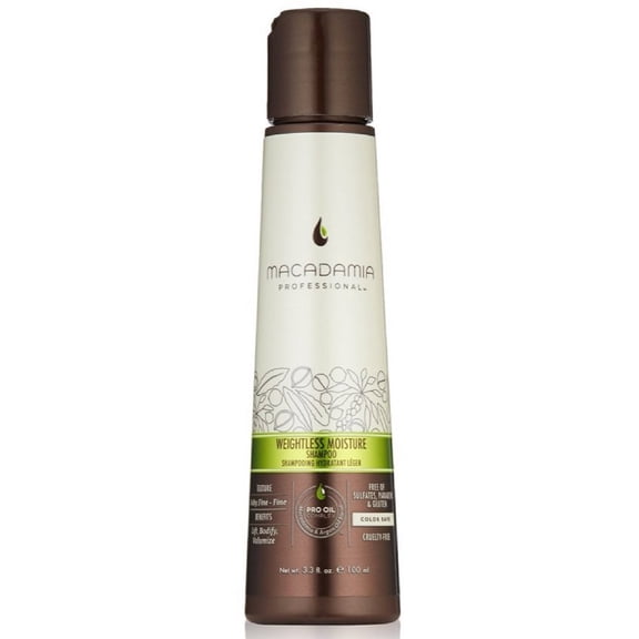 Weightless Moisture Shampoo, By Macadamia - 3.3 Oz Shampoo
