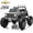 Gray, variant on Sunnyfree 4WD Chevrolet Cheyenne 24 Volt Ride on Toys, 2 Seater Power Truck Wheels with Remote, Bluetooth, USB, LED Lights, Blue