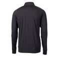 thumbnail image 3 of Men's Cutter & Buck Black Wichita State Shockers Adapt Eco Knit Stretch Recycled Big & Tall Quarter-Zip Pullover Top, 3 of 3