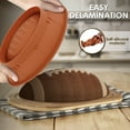 thumbnail image 5 of Football Cake Pan Silicone Football Cake Mold Nonstick Football Baking Pan Temperature Resistant Football Mold Ball Cake Pan Dishwasher Safe for Baking Cakes Sports Theme Party, 5 of 10