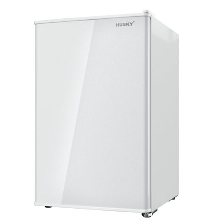 Husky 65L Reversible Solid Door Beverage Refrigerator 2.3 Cu.ft. Freestanding Under-Counter