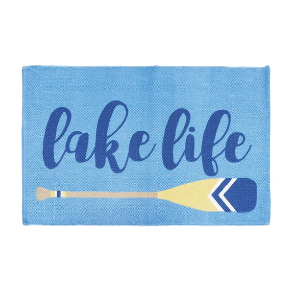 Beachcombers Lake Life Mat Blue