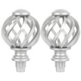 thumbnail image 1 of Embouts de Tringle à Rideaux 2 Pcs Embouts de Rideaux Embouts Capuchons Embouts de Tringle à Rideaux, 1 of 8