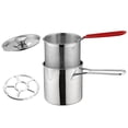 thumbnail image 2 of Marmite à Friture Profonde Polyvalente, Marmite à Frites pour Cuire des Rondelles d'Oignon, Cuisson au Four avec Couvercle, Grille pour Cuisinière, 2 of 6