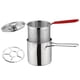thumbnail image 2 of Olla para freír profunda, cesta para freír, ligera, práctica, ergonómica, freidora de aceite para cocinar Con rejilla para estufa con tapa, 2 of 7