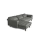 thumbnail image 4 of Sala Modular Sofá Cama Reversible Makora de Lino Gris Claro Beehive Airflex Foam Modelo Sparrow, 4 of 8