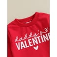 thumbnail image 6 of Newborn Baby Girls Valentine’s Day Clothes 6M 12M 18M 24M 3Y 4Y Long Sleeve Pullover Sweatshirts+Heart Print Flare Pants Set Toddler Casual Clothing, 6 of 10