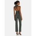 Madden NYC Women’s and Women’s Plus Metallic Halter Jumpsuit, Sizes XS