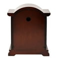 thumbnail image 2 of Wm. Widdop Dark Walnut Finish Broken Arch Pendulum Clock, 2 of 3