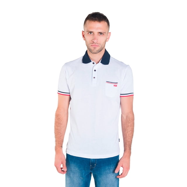 Polo Moda Oggi Hombre Corte Slim Fit Blanca OGGI JEANS NASTASE