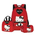 thumbnail image 6 of Hello-Kitty Anime Backpack Set 3 Pieces with Lunch Bag and Pencil Case for Women Men, Fashion Daypack, Classic High Backpack for Teens, Travel Laptop Backpacks, 6 of 11