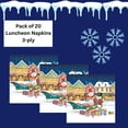 thumbnail image 6 of Keep Unique Christmas Napkins, Decorative Snowman Napkins, Holiday Napkins, White Napkins, 20/Pack, 6 of 6