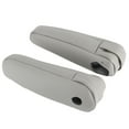 thumbnail image 3 of Funda para reposabrazos de asiento, 2 piezas de microfibra de cuero sintético para tarjetas de inserción, funda para reposabrazos de asiento de coche, funda de cuero sintético(GRIS), 3 of 5