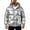 Silver, variant on Men's Shiny Metallic Hooded Puffer Jacket, Solid Color Full Zip Long Sleeve Winter Warm Outerwear with Arm Pockets Silver XL