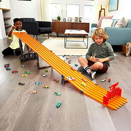 Hot Wheels - Super 6-Lane Raceway Track Set - Orange