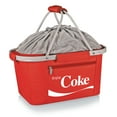 thumbnail image 3 of Coca-Cola - Metro Basket Collapsible Tote by Picnic Time (Red), 3 of 4