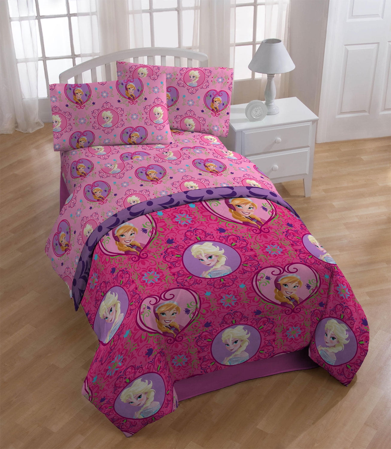 Disney Frozen Friendship Twin Sheet Set Walmart Com