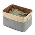 thumbnail image 2 of AMERTEER Clearance! Cotton Linen Desktop Storage Organizer Sundries Storage Box Cabinet Underwear Storage Basket Printing, 2 of 6