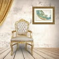 thumbnail image 3 of PI Studio 24x18 Gold Ornate Wood Framed with Double Matting Museum Art Print Titled - Modern Blue Ring, 3 of 4