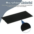 thumbnail image 4 of Uxcell 20 piezas de rasqueta de vinilo de 4 pulgadas, fieltro de microfibra autoadhesivo precortado para herramienta de aplicación de rasqueta, negro, 4 of 7