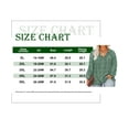 thumbnail image 6 of CASSIE LIZ Womens Plus Size Blouses 2X Green Long Sleeve Fall Boho Tops V Neck Chiffon Casual Fall Shirts with Drawstring Neckline 2XL 18W 20W, 6 of 6