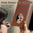 thumbnail image 4 of ChicShell Moto G Stylus 5G 2023 Wallet Case with Cards Holder + Zipper Pocket + Metal Crossbody Shoulder Strap + Make-Up Mirror, Flip Cover Stylish Phone Case for Motorola G Stylus 5G 2023, Brown, 4 of 8