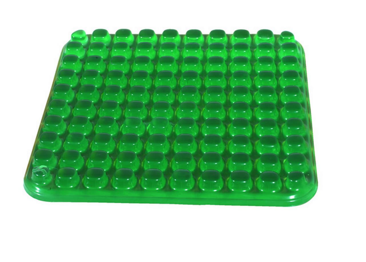 Abilitations GelE Seat, 10" x 10", Green