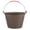 Dark Brown, variant on HONMEET Outdoor Bucket Portable Sand Bucket Gray PP for Construction Tools 1Pcs